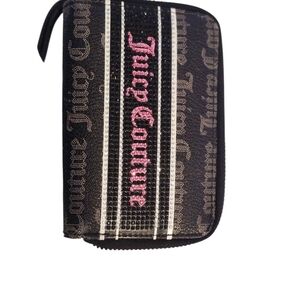 Juicy Couture Black and Pink Wallet Women Party